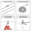 SHIFANQI Ceiling Fan Pull Chain, 2 Pack Football & Rugby