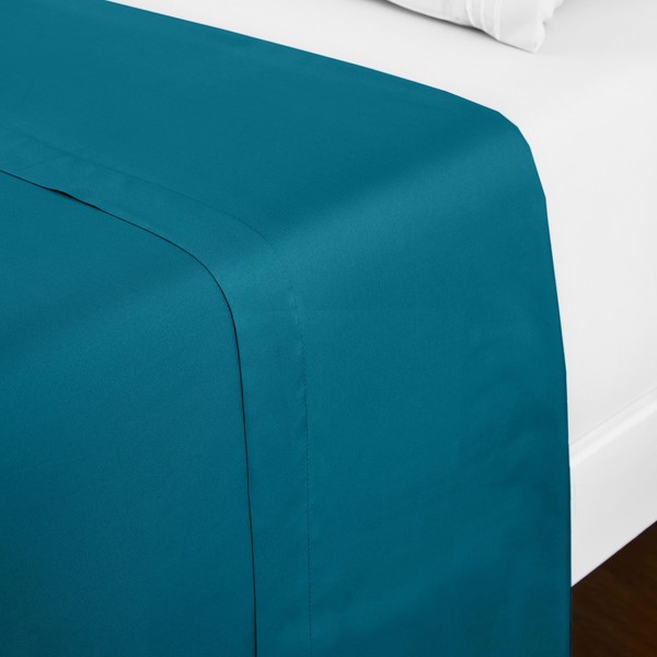 Mellanni King Size Flat Sheet - Iconic Collection Bedding -