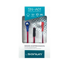 D & K Exclusives Earphones Headphones Stereo Earbuds with Microphone - Wired 4 Plug 3.5mm Jack