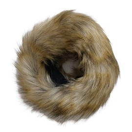 Mangroo Winter Warm Faux Fur Hat Fluffy Emptyless Beanies Cap with Ear Protective Ushanka Bomber Hats Brown