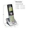 VTech CS6509 Accessory Cordless Handset, Silver/Black | Requires VTech CS6519