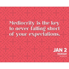 Sprinkle Sarcasm Like Confetti 2025 6.2" x 5.4" Box Calendar