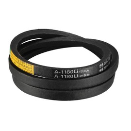 sourcing map A-1180/A46.5 Drive Belt Inner Circumference 46.5 Inch (1180 mm) Industrial Rubber Power Transmission Belt