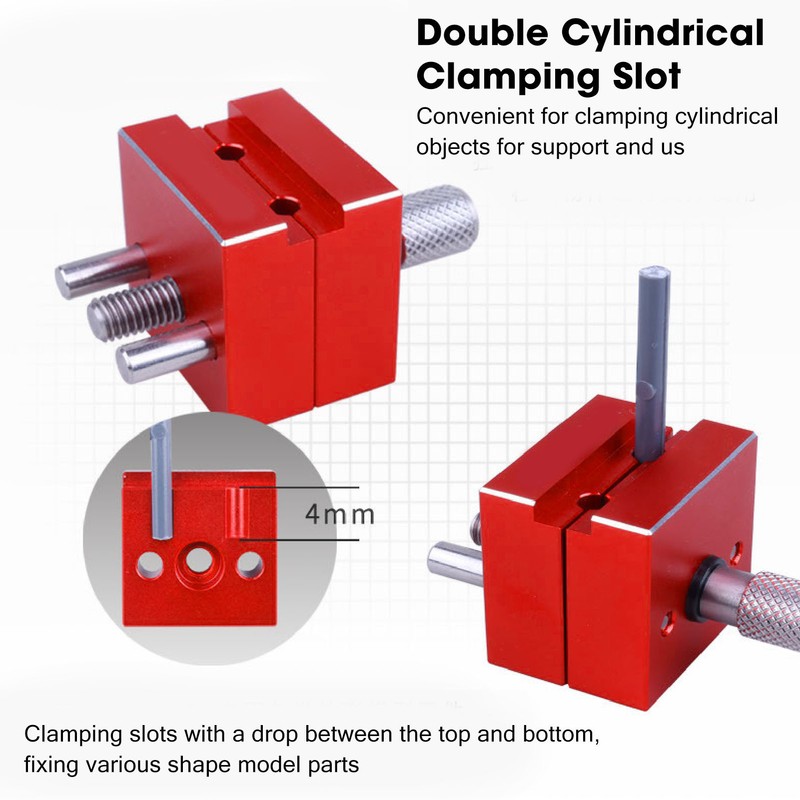 Small Vise with Strong Spring Alloy Steel Adjustable Miniature Bench