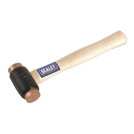 Sealey Cfh02 Copper Faced Hammer 1.75Lb Hickory Shaft