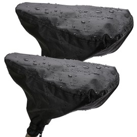2pcs Upgraded Waterproof Bicycle Seat Cover Rainproof Dustproof Protective Cover for Mountain Bike Road Bike Fitness Fixed Wheel Bicycle Unisex Durable Outdoor Bicycle Seat Protective Cover