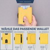 VON HEESEN Slim Wallet with RFID Protection, for Men and