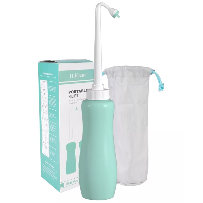 Hibbent Portable Travel Handheld Bidet Sprayer Personal Hygiene Bottle Spray