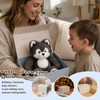 Cudhug Husky Stuffed Animal, Cute Huggable Plush Toy Gift for