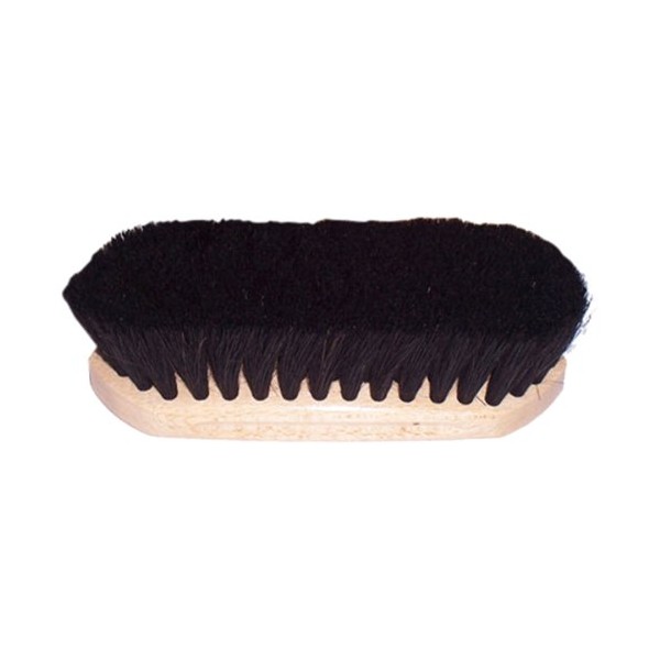 Intrepid International Tailwrap Wood Block Horse Hair Brush, 6 1/4