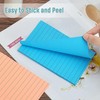 6 Pack Lined Sticky Notes 4 x 6 inch,6 Colors
