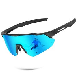 OUTDOORKING Polarized-Sunglasses-Men Sports Sun-Glasses Mens-Sunglasses: UV400 Protection for Cycling Fishing Golf