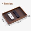 ProCase Wooden Valet Tray for Men, Wood Catch-All EDC Organizer,