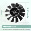 543752001 Blower Fan for Ryobi RY404010 RY404013 RY404014