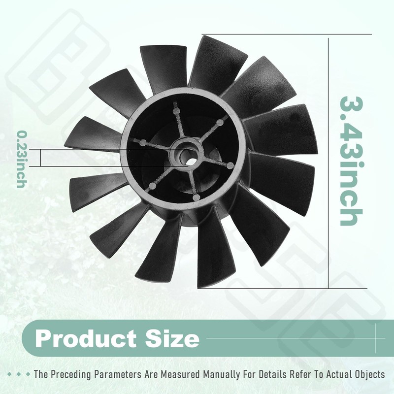 543752001 Blower Fan for Ryobi RY404010 RY404013 RY404014