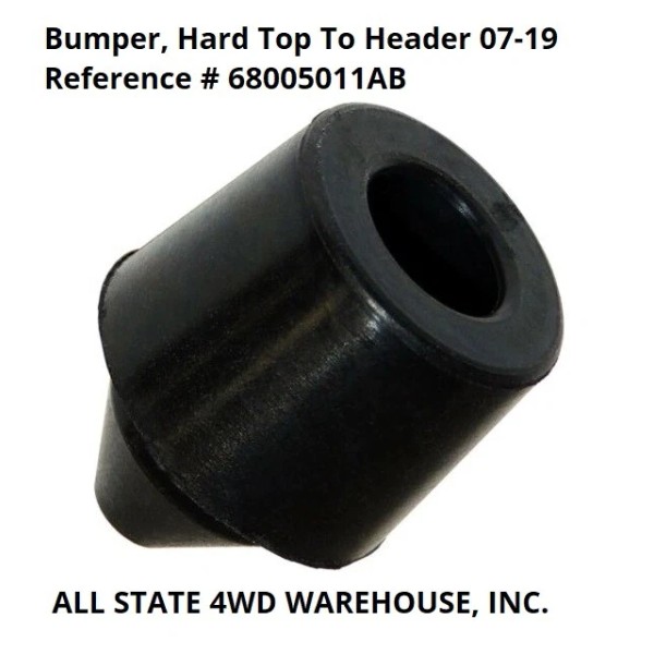 ALL STATE 4WD Bumper, Rear Hard Top, Fits Jeep Wrangler