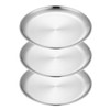 Desirable Stainless Steel Round Plates Small Plates Large Plates Dinner