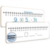 SCRIBBLEDO Negative Number Line Board 4”x12” Inch Lapboard Double Sided