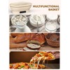 2L Heating Banneton Bread Proofing Basket, Upgrade Timer & 6