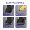 Xesi 3-4 Step Handrails for Outdoor Steps with Installation Kit