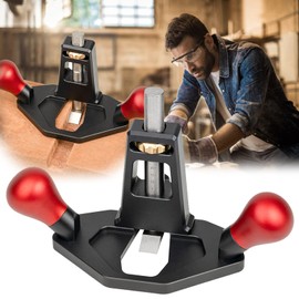 Hand Milling Planer, Hand Plane, Router Plane, Ground Planer, Woodworking Tool, Portable Hand Planer with High-Quality Stainless Steel for Wood, Adjustable Depth