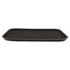 G.E.T. NS-1216-BK BPA-Free Non-Slip Plastic Rectangular Serving Tray, 12" x