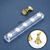 4 Sets Chess Nail Display Acrylic Nail Display Stand Tips