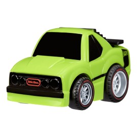 Little Tikes My First Cars Crazy Fast Cars Muscle Car Pullback Toy Car Vehicle with Epic Speed and Distance, Goes up to 50 ft