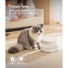 Homerunpet Cat Water Fountain Tritan with Wireless Pump, 2.5L/84oz