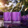 Haosie 5PCS Purple Bathroom Accessory Set, Acrylic Bathroom Decor Sets