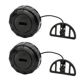 Fuel Cap and Oil Cap Set for Stihl Chainsaws MS170, MS180, 017, 018 - High Quality Replacement, Robust and Durable, Pack of 2