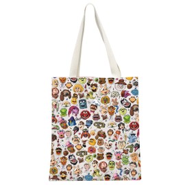 TV Series Inspired Gift It’s Time To Meet Classic Characters Group Tote Bag for Comedy Fans (Mup Character Tote CA)