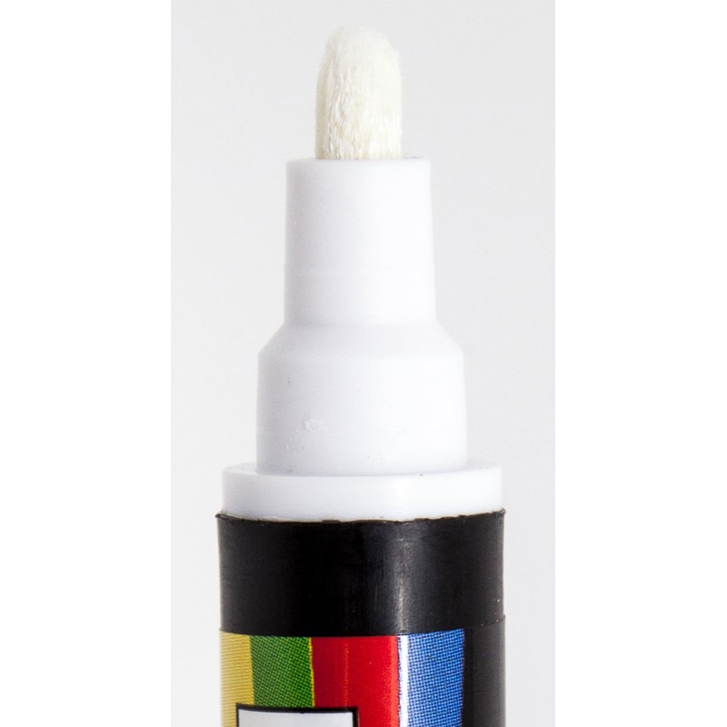 White Interior Liquid Chalk Marker Pen 5mm Bullet