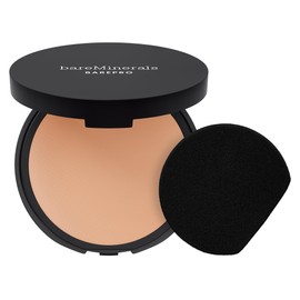 bareMinerals bareMinerals Barepro 24HR Skin-Perfecting Powder Foundation, Matte Pressed Powder Foundation Full Coverage with Plant-Based Squalene, Oil Control, Vegan - Light 25 Neutral