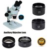 Microscope Auxiliary Objective Lens, Professional Stereo Microscope Objective Lens for