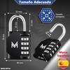 MERCURYAL Combination Lock 4 Digit Padlock - Combination Lock -