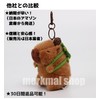 merkmal shop Keychain, Capybara, Plush Keychain, Fluffy, Capybara-san Ball Chain,
