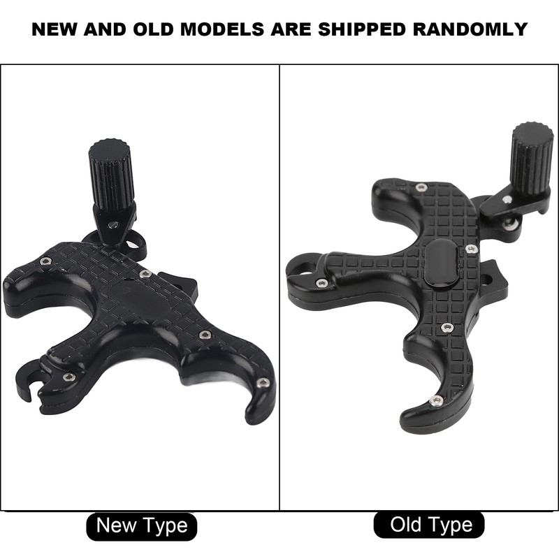 Aluminum Alloy Archery Bow Release Aid 3 Finger Thumb Caliper