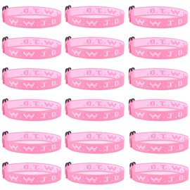 SONNYX 18 PCS WWJD Bracelets Pack Adjustable Wristbands What Would Jesus Do Bracelets Inspirational Christian Bracelets for Women Men Gifts, Stone, not-applicable