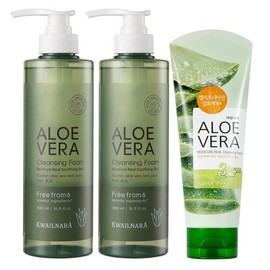 Aloe Large Capacity Cleansing Foam 500ml x 2 + 150ml / 알로에 대용량 클렌징폼 500ml 2개+150ml