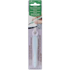 Clover Amour Crochet Hook, 0.75 mm Size