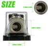 SIGANDG 0/2/4 Gauge AWG Inline ANL Fuse Holder with 300