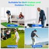 NUISISA Retractable Golf Swing Training,Golf Training Aid,Golf Grip Trainer,Golf Accessories