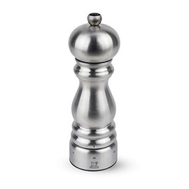 Peugeot Paris Chef u'Select - Molinillo de pimienta (acero inoxidable), Acero inoxidable, 18cm/7", 1