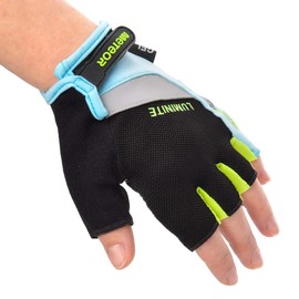 meteor Cycling Gloves MTB Gloves Men's Gel GX31 Green Cycling Gloves Mountain Bike Gloves - Cycling Gloves Women - Cycling Gloves Downhill Hiking Cycling Gloves Children