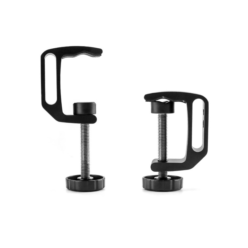 QWORK Universal C-Clamp for Desk Mount - 4-Pack Heavy Duty