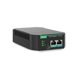 LINOVISION Gigabit 90W 802.3bt PoE Injector, Compatible with Standard and Legacy Non-Standard PD Device, PoE++ Injector for High Power Consumption PTZ Camera, VoIP Phone