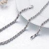 18 In Sterling Silver Rope Chain For Men 1.5mm Sterling