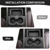 PDKLIN for Silverado Center Console Storage Bin Trim & Cup