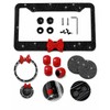 1 Pack Bling License Plate Frames for Women with Bow,